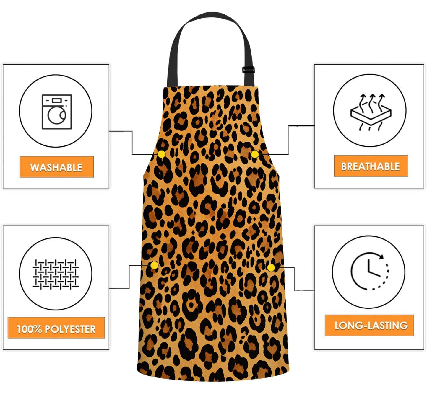 Wondertify Doodle Frames in French Style Apron