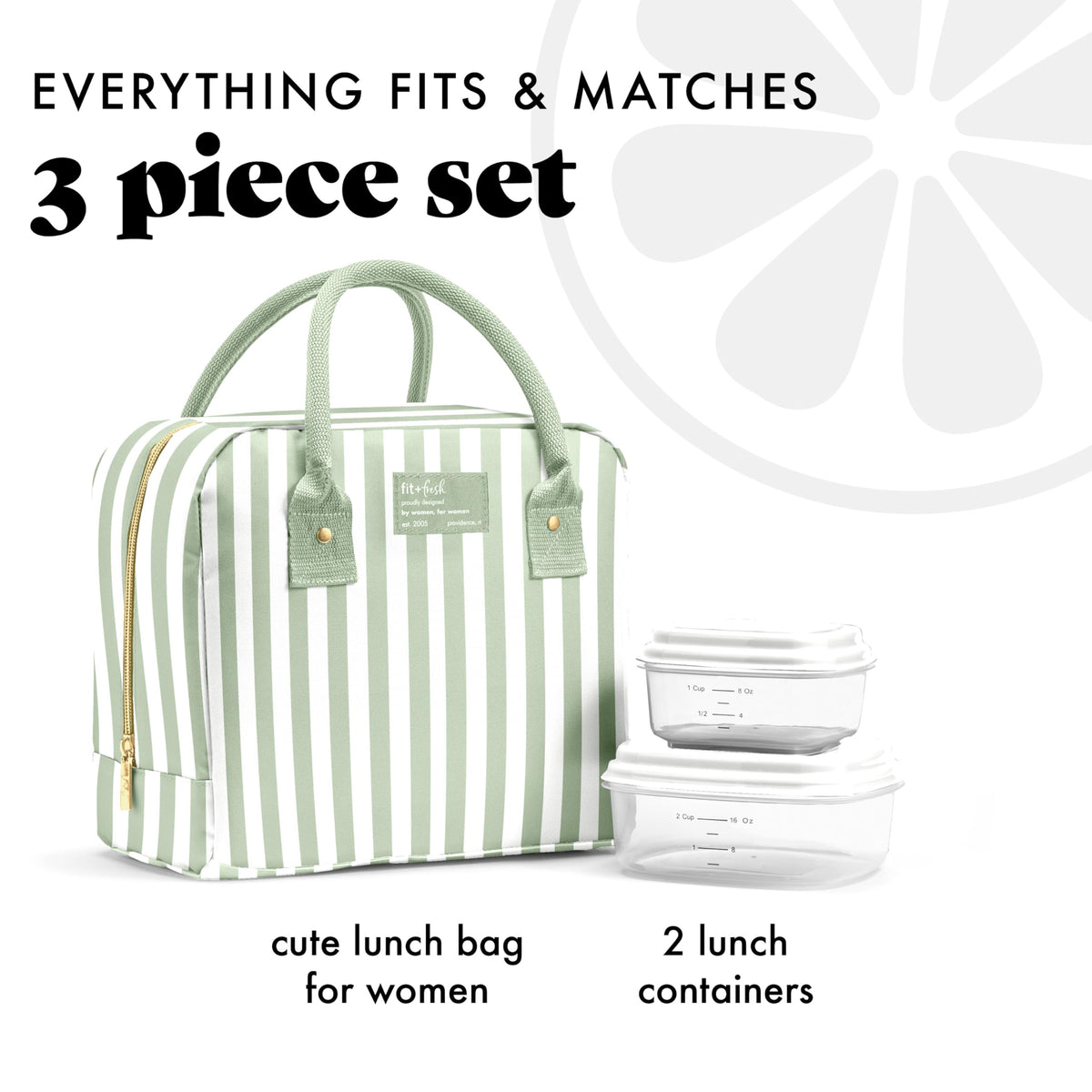 Fit & Fresh Bloomington Lunch Bag for Women - Insulated Large Lunch Box for Work with Containers, Leak-Resistant, Stain-Resistant, Zipper Closure, Cheetah