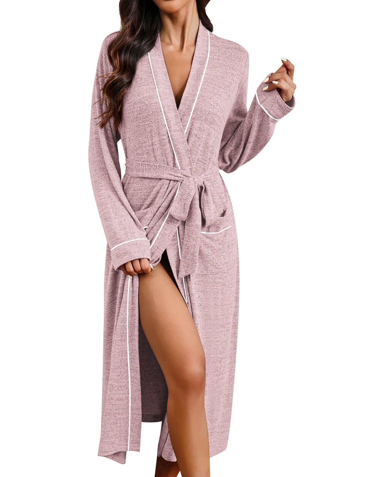 Ekouaer Womens Robe Long Lightweight Bathrobe