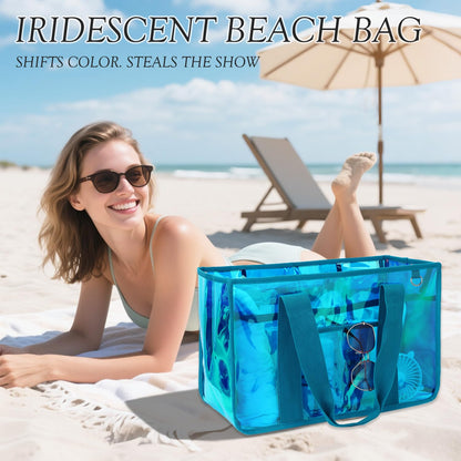 Fammart Iridescent Clear Beach Bags (Waterproof)