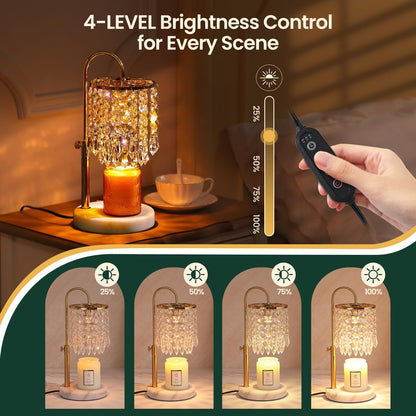 Candle Warmer Lamp with Timer & Dimmer