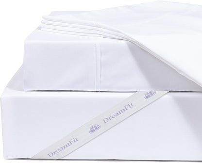 DreamFit DreamCool 100% Egyptian Cotton Cooling Bed Sheet Set