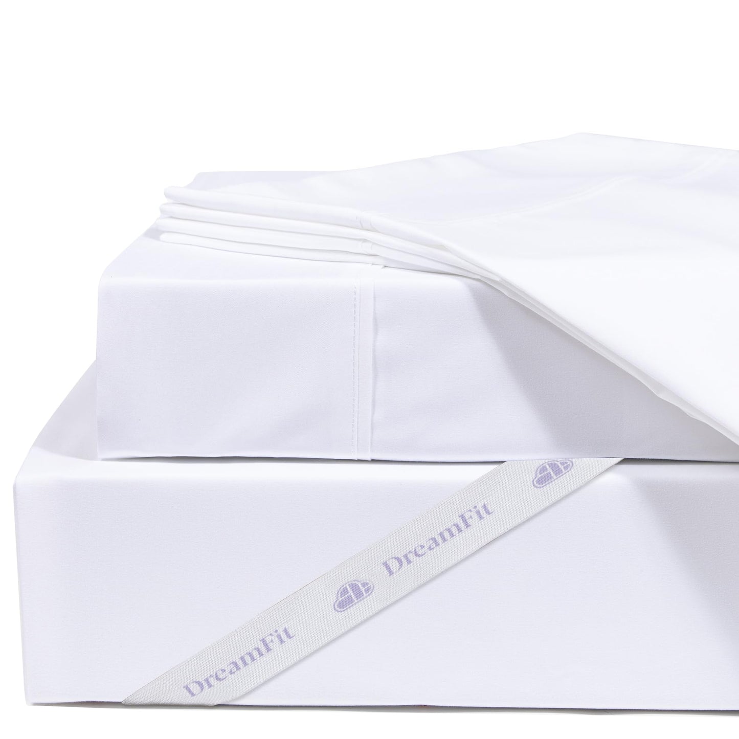 DreamFit DreamCool 100% Egyptian Cotton Cooling Bed Sheet Set