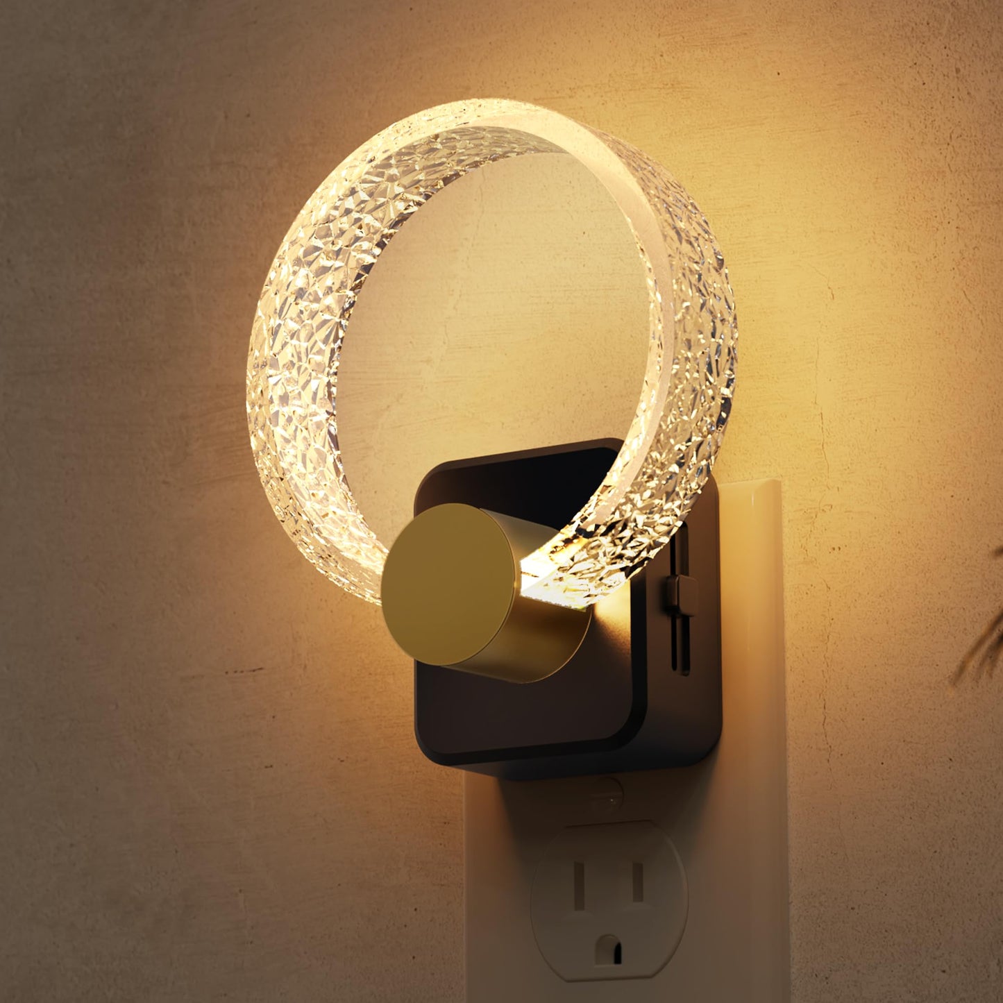 L LOHAS LED Night Light, Modern Night Lights Plug into Wall | 2 Pack