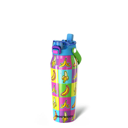 Frost Buddy 24oz Insulated Water Bottle - Straw & Chug Lid - Leak-Proof | Sip-or-chug dual lid | Ice-cold for 24+ hours | Cup-holder friendly