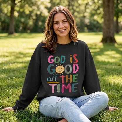 BeWithYou Christian Sweatshirts for Women -God is Good
