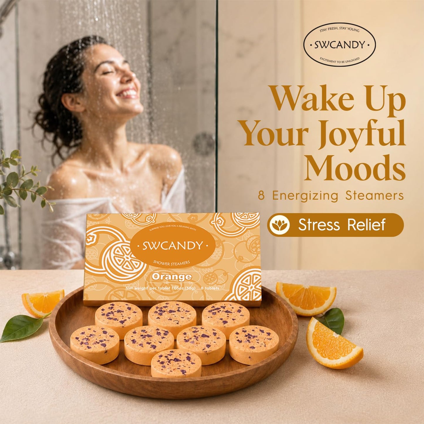 SWCANDY Shower Steamers Aromatherapy