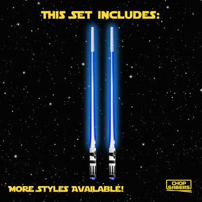 ChopSabers Lightsaber Led Light Up Chopsticks (1 Pair, Blue)
