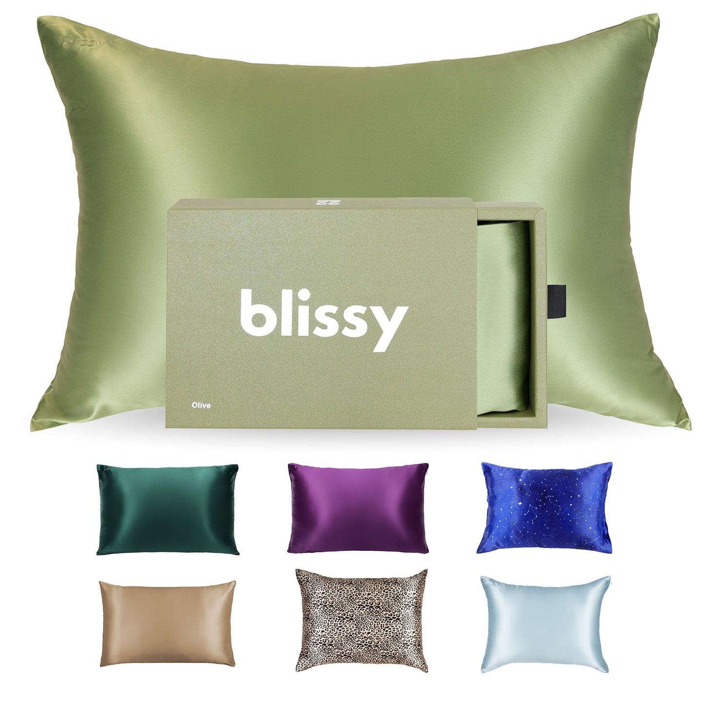 Blissy Silk Pillowcase - 100% Pure Mulberry Silk