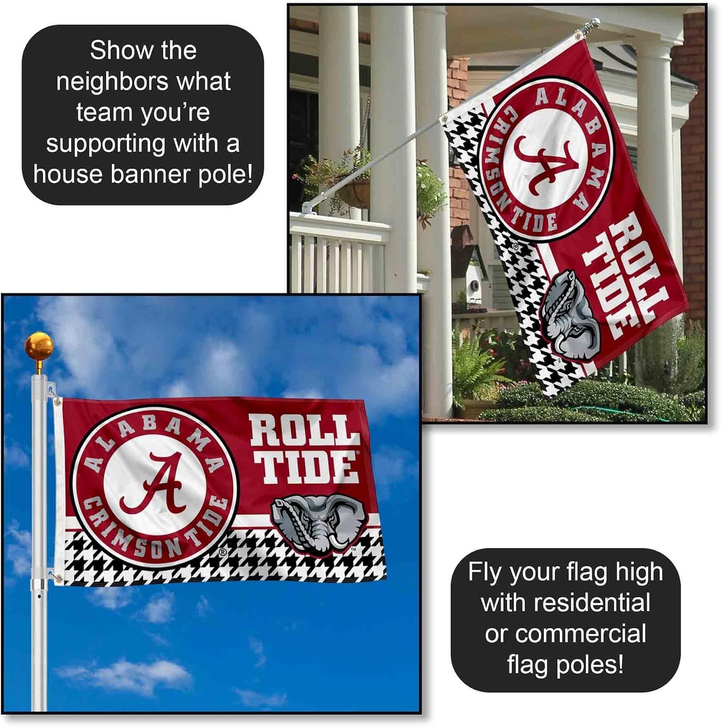 Alabama Crimson Tide Flag