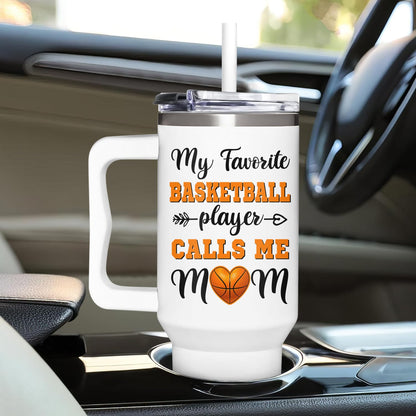 Baseball Mom Gifts - Perfect for Moms from Kids, Friends - Birthday & Christmas - 40oz Tumbler with Handle