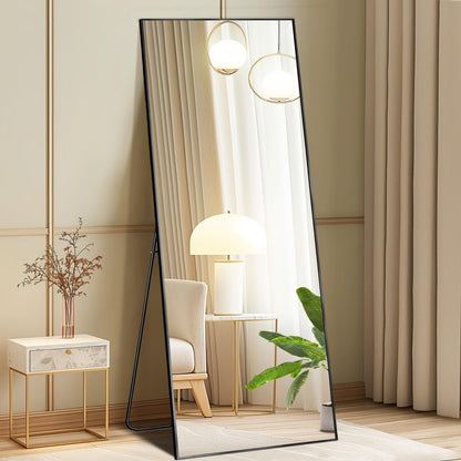 DUMOS 59"x16" Arched Full Length Mirror with Stand