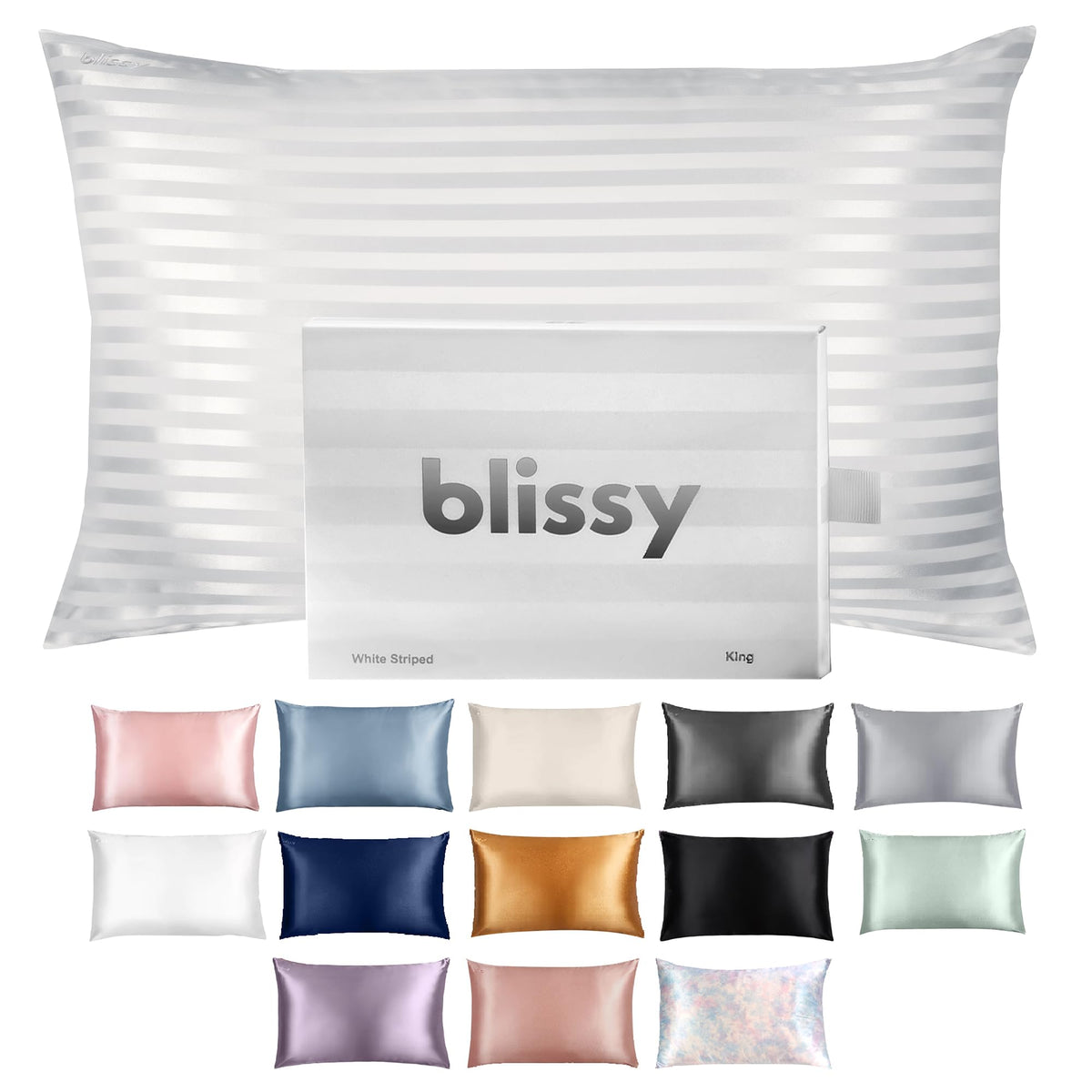 Blissy Silk Pillowcase - 100% Pure Mulberry Silk