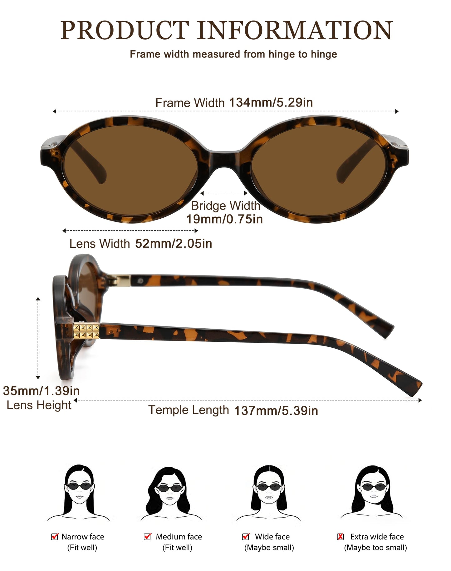 WOWSUN Retro Oval Sunglasses for Women,Slim 90s Vintage Fashion Shades