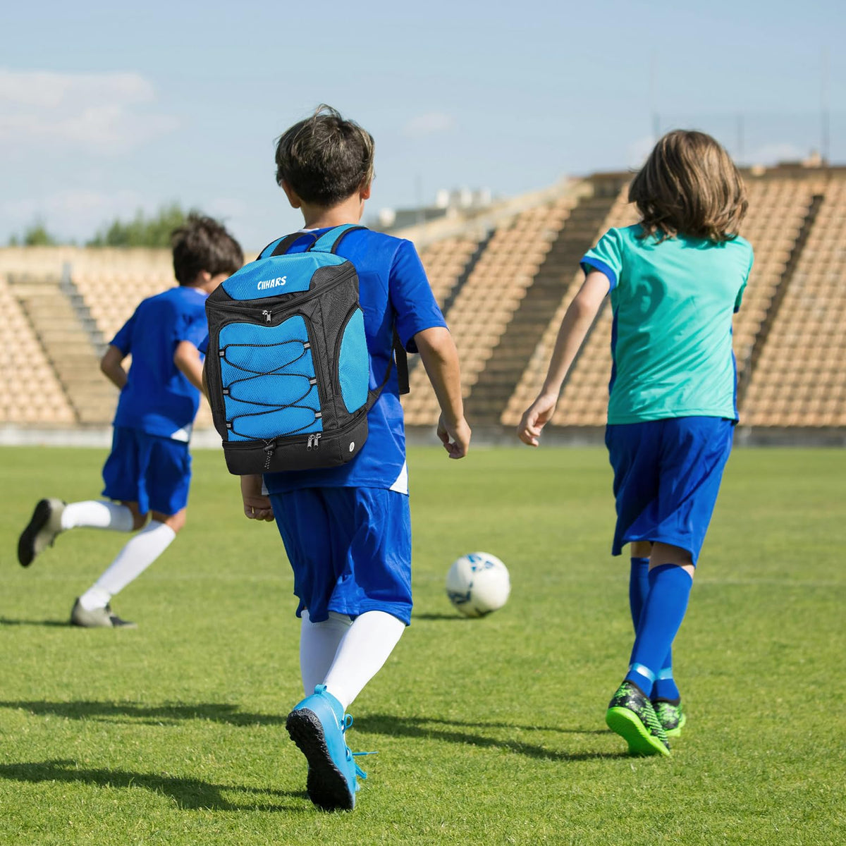 Soccer Backpack,Soccer Bag with Ball Holder and Shoe Compartment