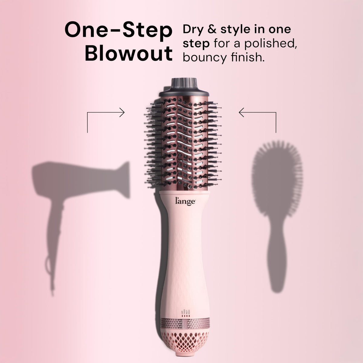 L'ANGE HAIR Le Volume 2-in-1 Titanium Blow Dryer Brush