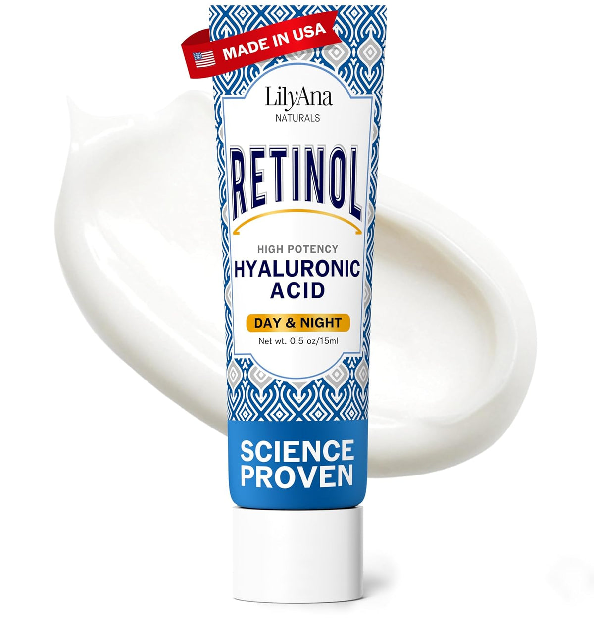 LilyAna Naturals Anti Aging Retinol Face & Neck Cream for Women