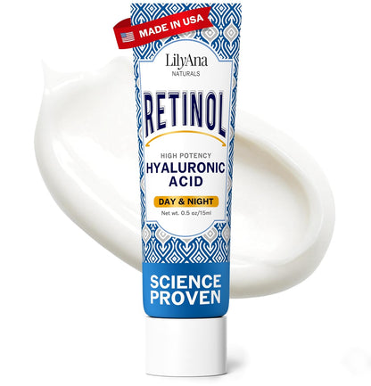 LilyAna Naturals Anti Aging Retinol Face & Neck Cream for Women