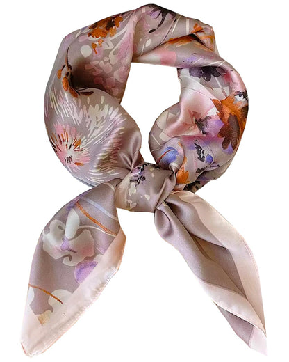 Satin Bandana Headscarf for Women Silky Hair Scarves for Fashion Lightweight