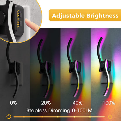 L LOHAS LED Night Light, Modern Night Lights Plug into Wall | 2 Pack