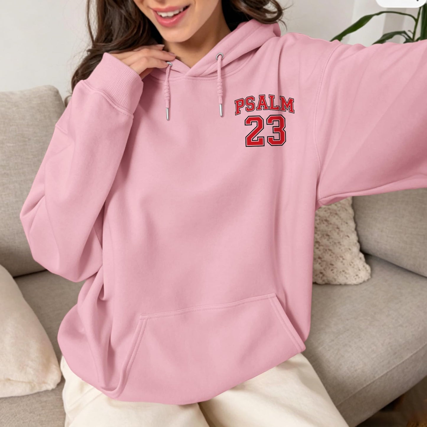 Christian Hoodies for Women Psalm 23 Sweatshirt