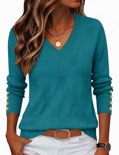Zeagoo Womens V Neck Sweaters
