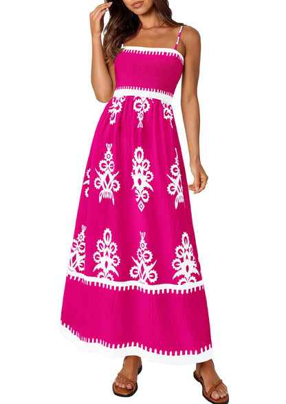 PRETTYGARDEN Women's Summer Boho Maxi Dress
