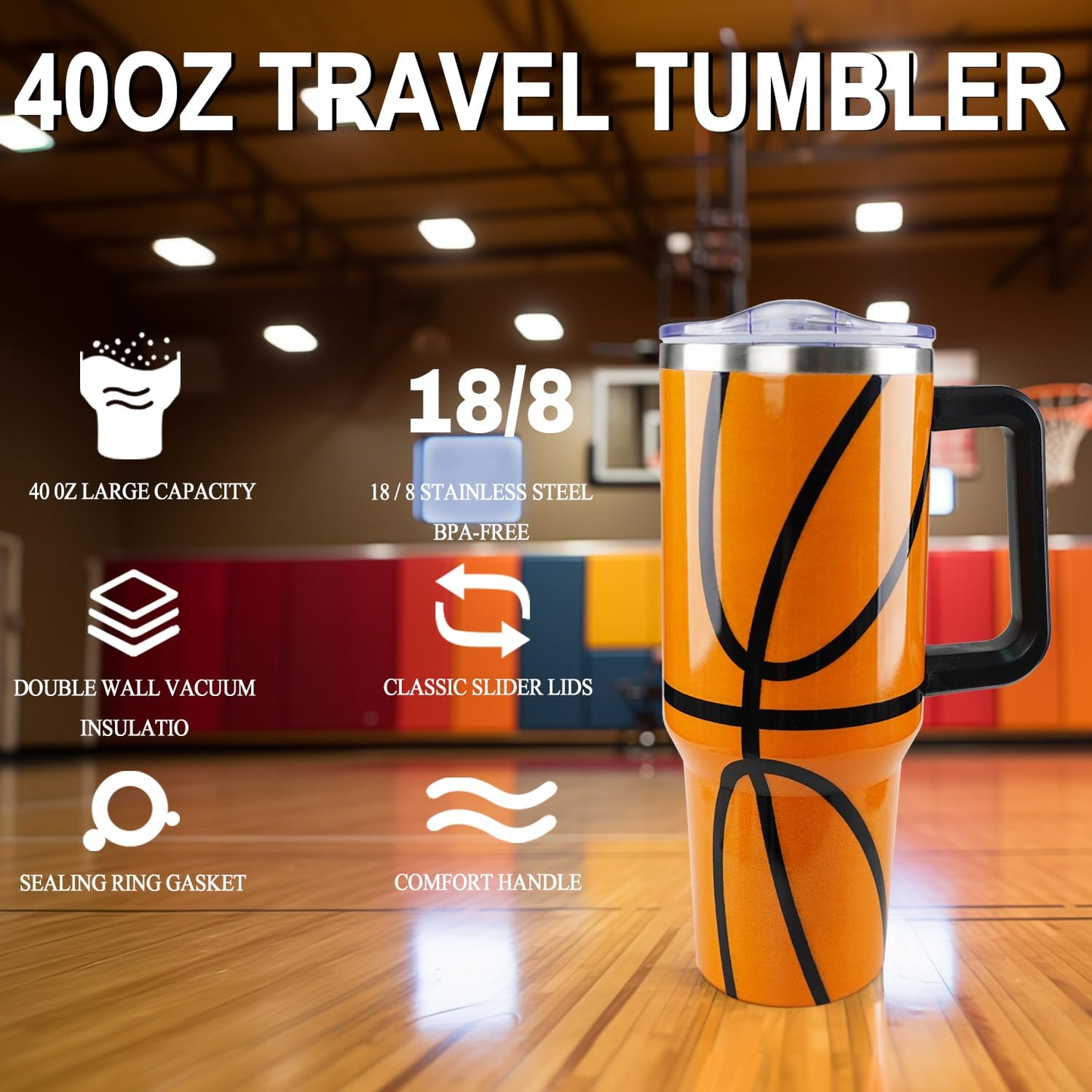 40oz Baseball Tumbler Gifts Stuff for Men Women Gift for Coach Mom