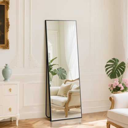 DUMOS 59"x16" Arched Full Length Mirror with Stand