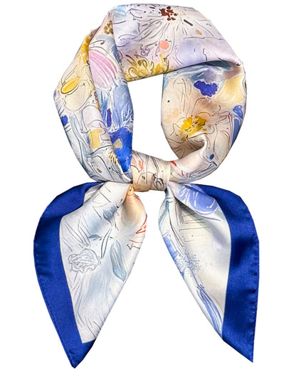 Saiusloa Neck Scarf For Womens Silky Head Scarves Hair Bandanas Square Scarf Fashion Accessories lightweight