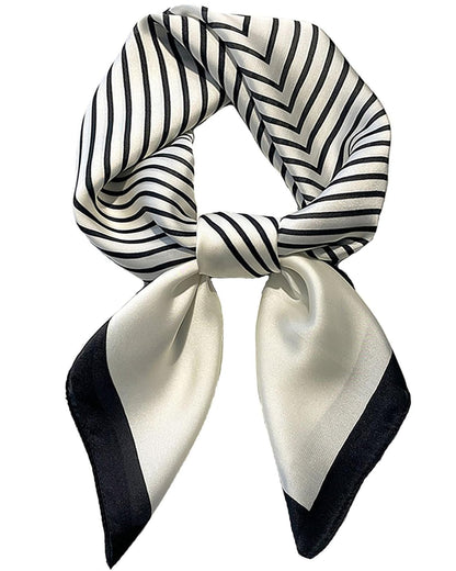 Saiusloa Neck Scarf For Womens Silky Head Scarves Hair Bandanas Square Scarf Fashion Accessories lightweight