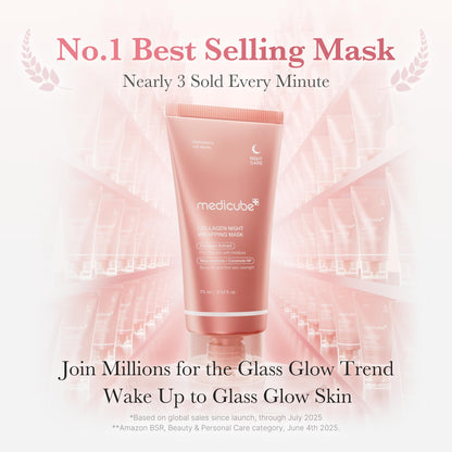 medicube Wrapping Mask PDRN Caffeine - Overnight Peel Off Facial Mask