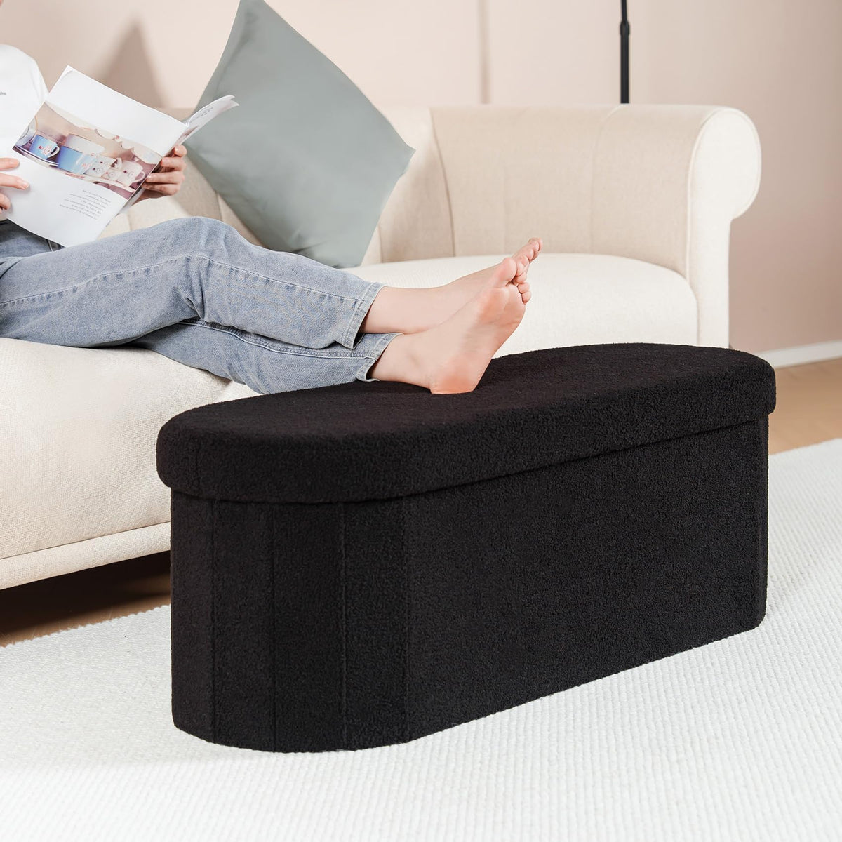 B FSOBEIIALEO Ottoman with Storage