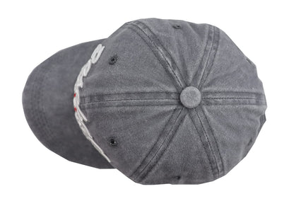Distressed Baseball Mom Dad Hat for Women, Adjustable Washed Embroidered Baseball Cap for Mama