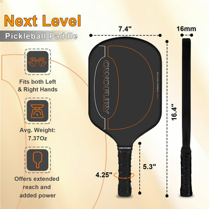 Pickleball Paddles Set of 2 Lightweight Honeycomb Core Pink