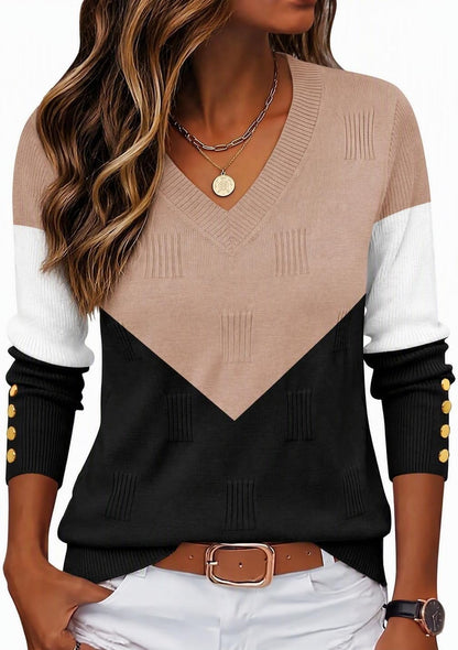 Zeagoo Womens V Neck Sweaters