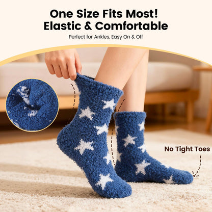 Womens Fluffy Fuzzy Socks,Winter Cozy Soft Warm Socks Gifts for Womens