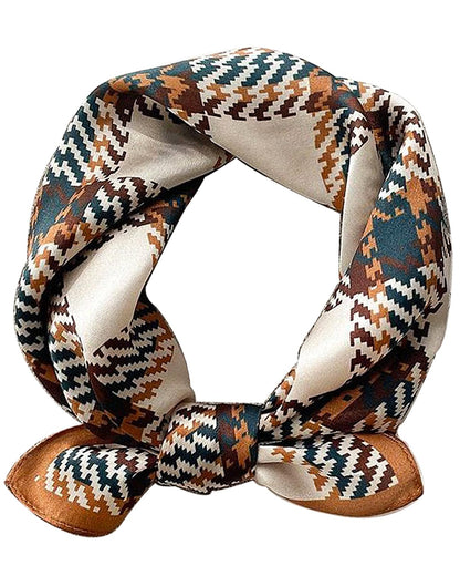 Saiusloa Neck Scarf For Womens Silky Head Scarves Hair Bandanas Square Scarf Fashion Accessories lightweight