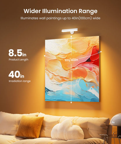 PopoIron Wall Sconce with 7500mAh Rechargeable Battery LED Wall Light for Bedroom with Remote Control, 3 Colors Wireless Wall Lamp 360° Rotation Dimmable Brightness with 15 RGB Colors,Black,1 Pack