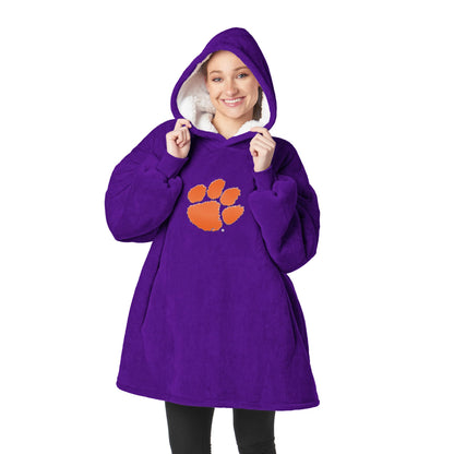 Northwest NCAA unisex-adult Hoodler Oversized Sherpa Pullover