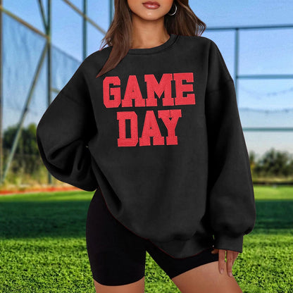 Women Oversized Game Day Sweatshirt