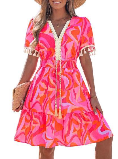 popvil Women Summer Short Dress