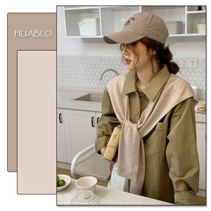 huablo Women's Fashion Knitted Shawl
