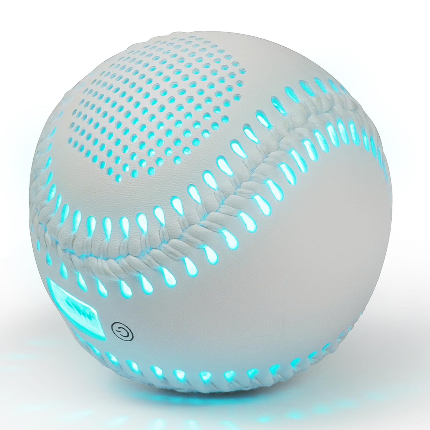 Glow Baseball Bluetooth Speaker，Portable Sports Gift for Fans, Waterproof Outdoor Speaker with Party Lights.