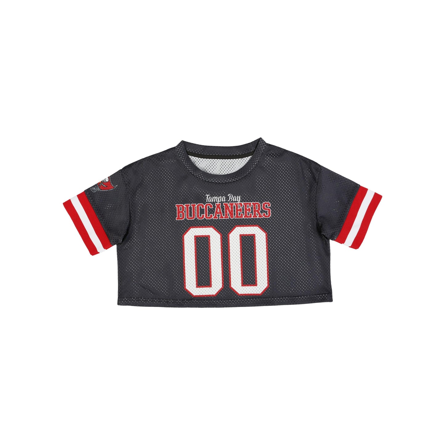 FOCO NFL Womens NFL Ladies Fashion Gameday Jersey Mesh Crop Top Shirt