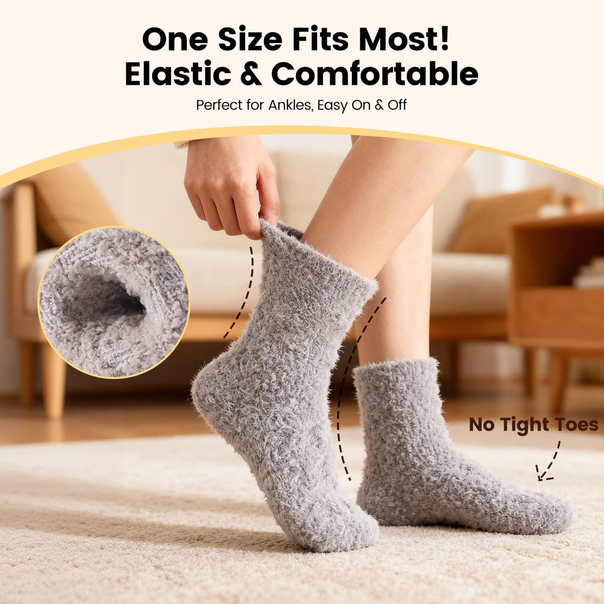 Womens Fluffy Fuzzy Socks,Winter Cozy Soft Warm Socks Gifts for Womens