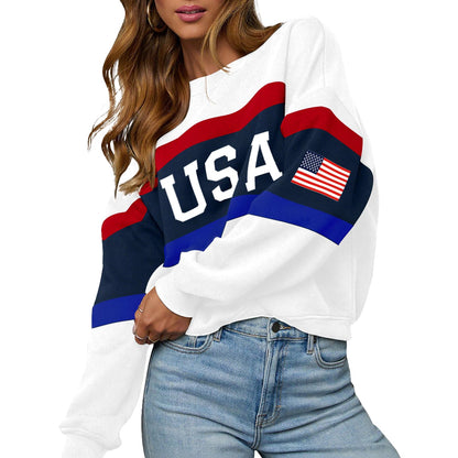 LEEDYA Women USA Sweatshirt