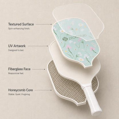 Cute Pickleball Paddles for Women | Girly & Aesthetic Designs