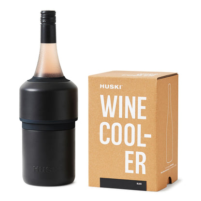 Huski Wine Chiller | Award Winning Iceless Design | Keeps Wine Cold up to 6 Hours | Wine Accessory | Next Generation Ice Bucket | Fits Some Champagne Bottles | Perfect Gift for Wine Lovers (Champagne)