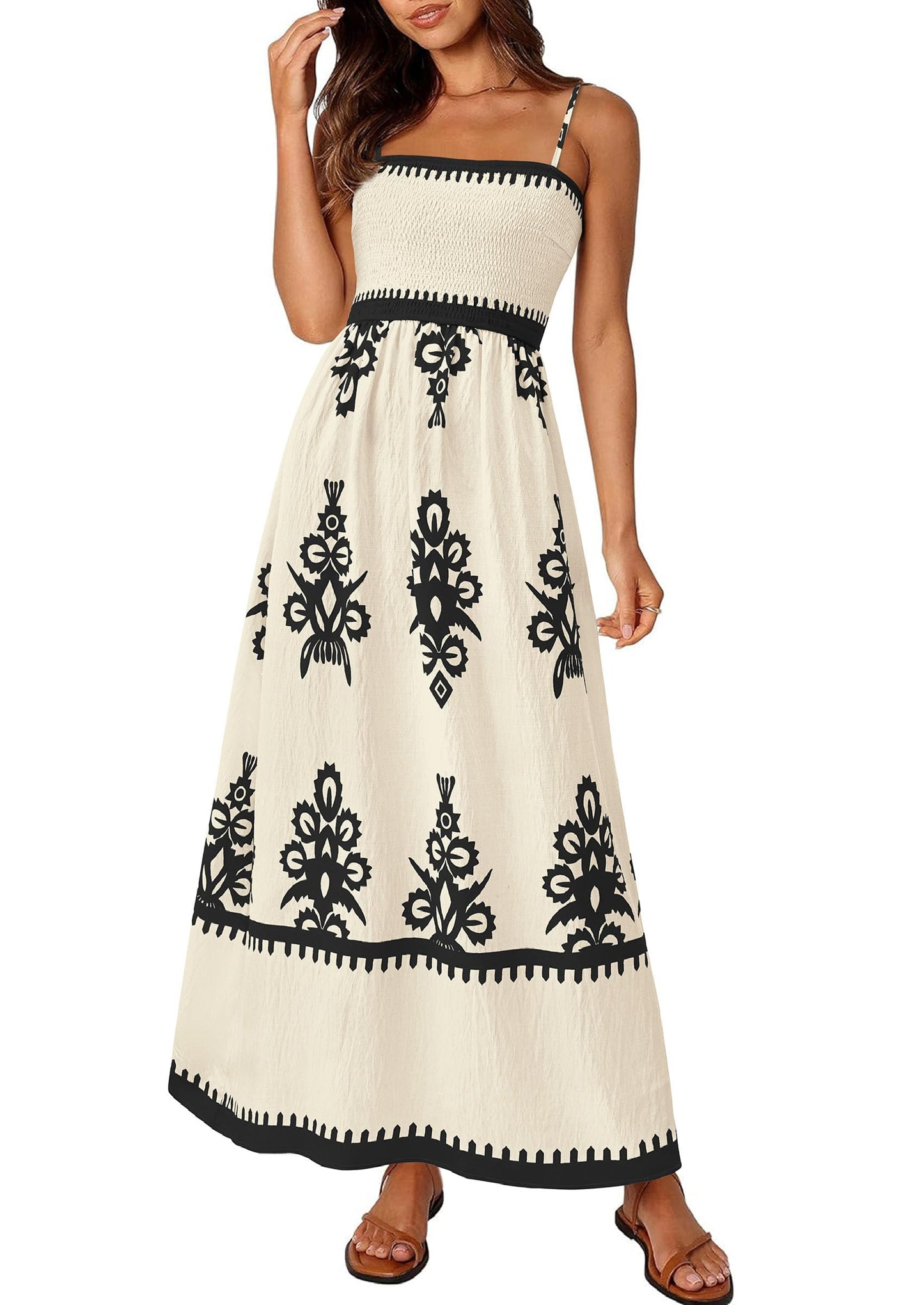 PRETTYGARDEN Women's Summer Boho Maxi Dress